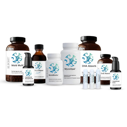 A collection of dietary supplement products from Alight